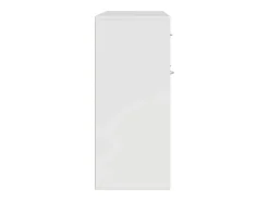 Aparador Blanco brillo 88x30x70 cm Madera de ingeniería