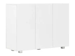 Aparador blanco brillo 107x35x80,5 cm