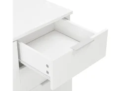 Aparador blanco brillo 107x35x80,5 cm