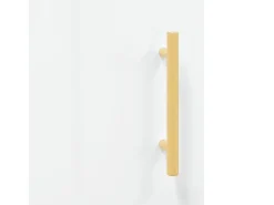 Aparador blanco brillo 100x36x60 cm madera de ingeniería