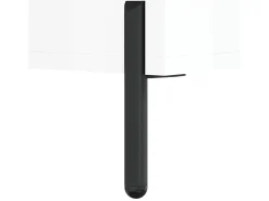 Aparador Blanco brillo 34,5x34x90 cm Madera de ingeniería