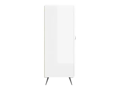 Aparador Blanco brillo 34,5x34x90 cm Madera de ingeniería