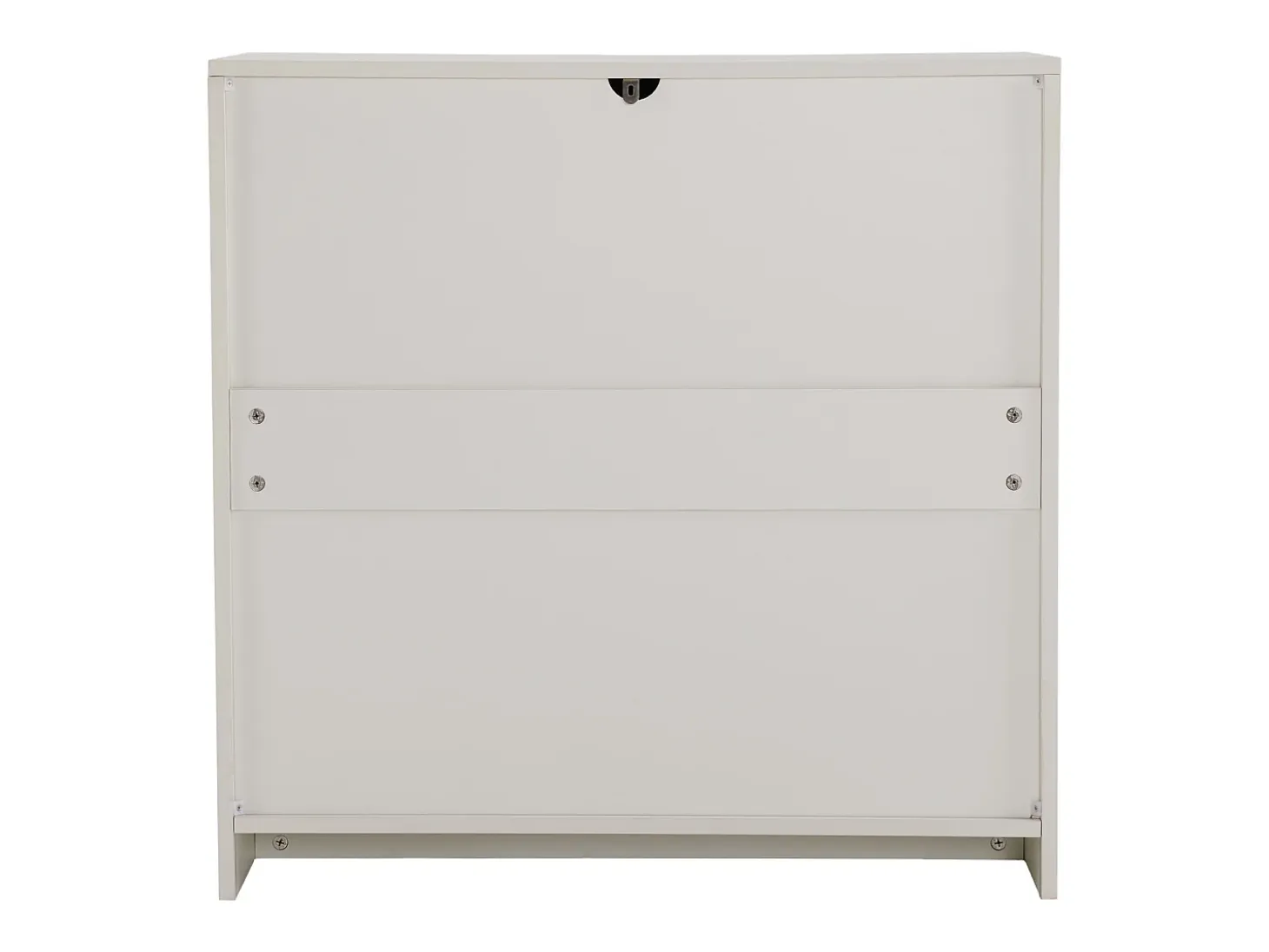 Aparador blanco con 2 puertas - Estilo sencillo 80x40x80cm