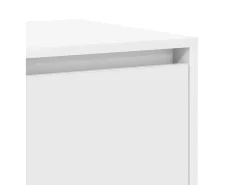 Aparador blanco Madera Blanca 135 x 41 x 75 cm Aparador blanco