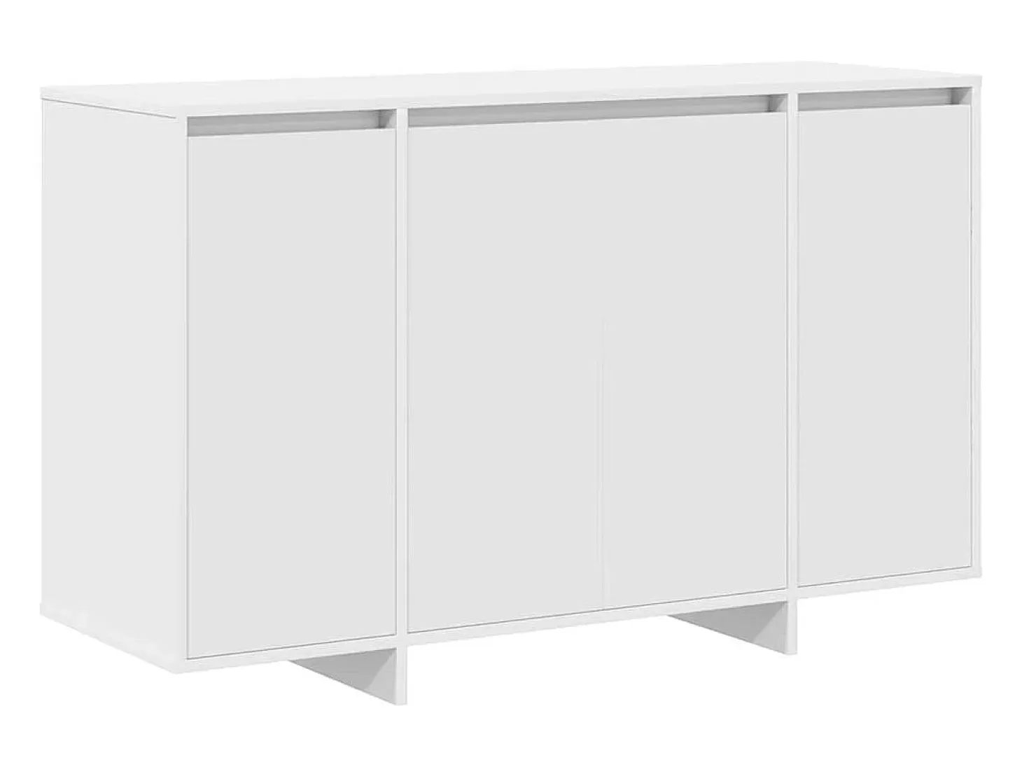 Aparador Blanco Madera de Ingeniería Blanca 120 x 41 x 75 cm