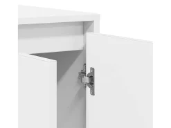Aparador Blanco Madera de Ingeniería Blanca 120 x 41 x 75 cm