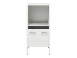 Aparador blanco 35x39x73,5 cm acero laminado en frío