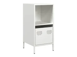Aparador blanco 35x39x73,5 cm acero laminado en frío