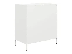 Aparador blanco 68x39x73,5 cm acero laminado en frío