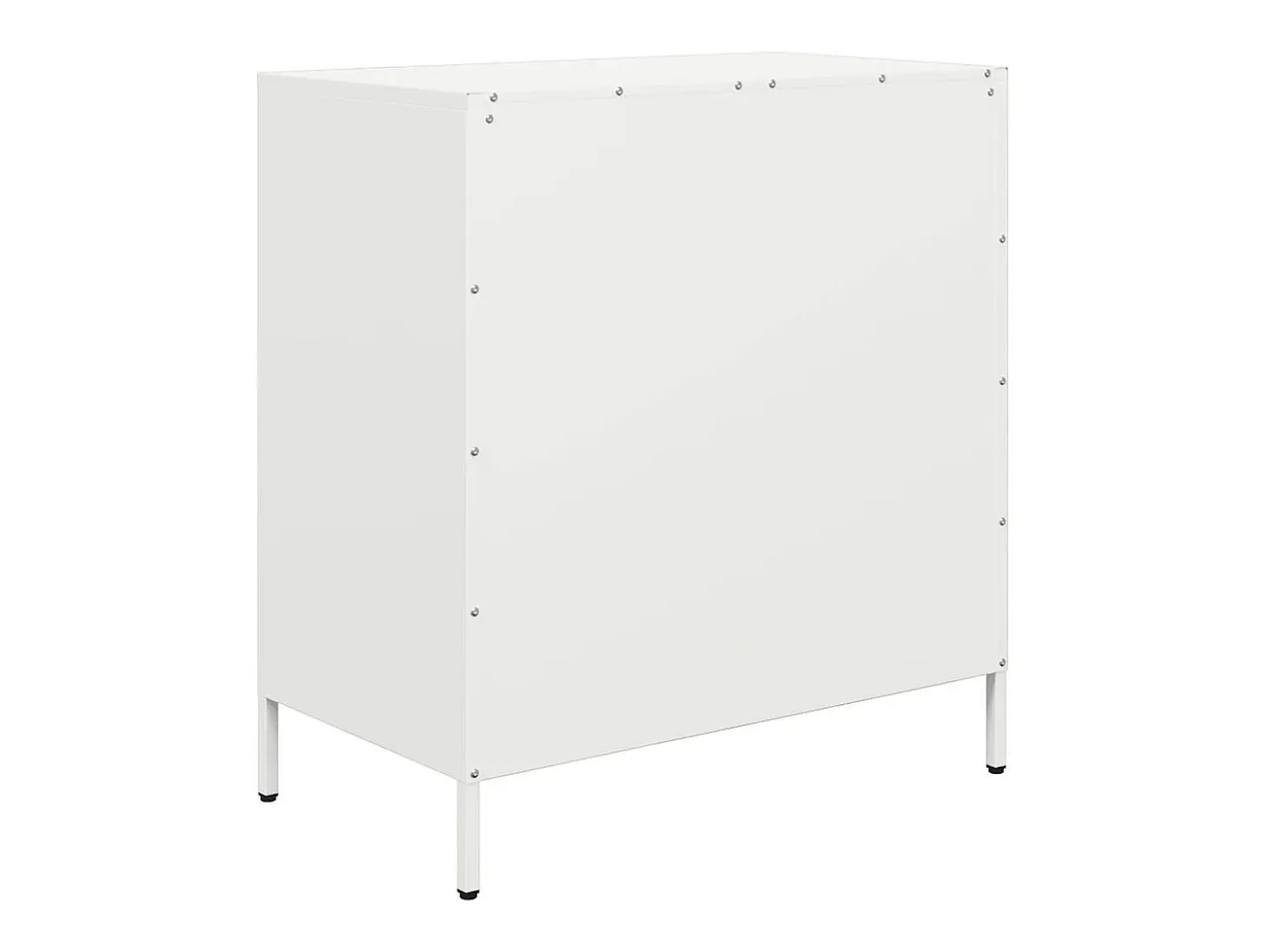 Aparador blanco 68x39x73,5 cm acero laminado en frío
