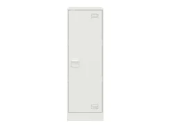 Aparador blanco 34,5x39x107 cm acero