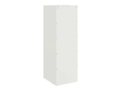 Aparador blanco 34,5x39x107 cm acero