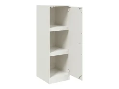 Aparador blanco 34,5x39x107 cm acero