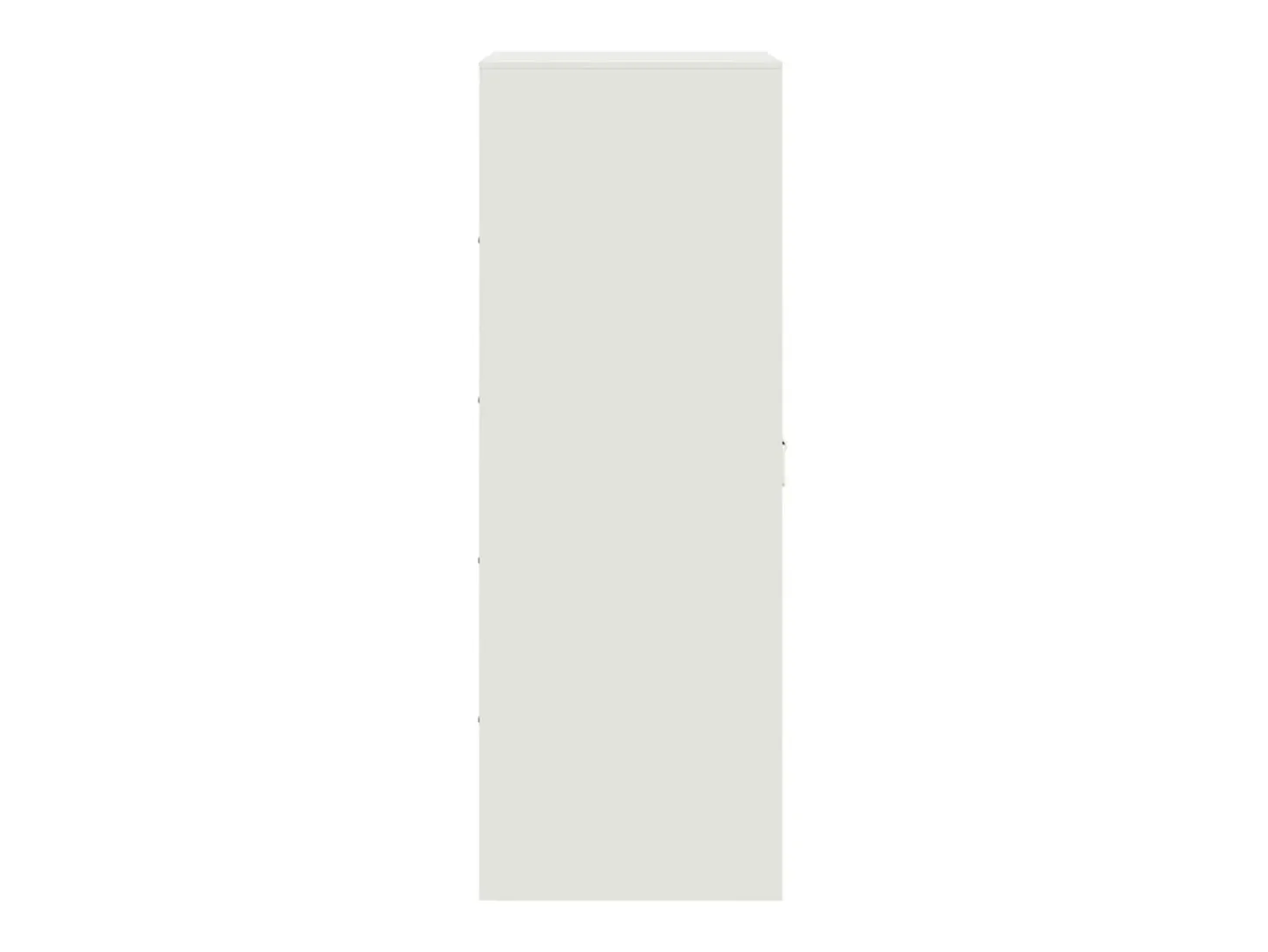 Aparador blanco 34,5x39x107 cm acero