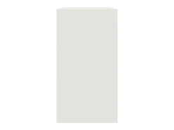 Aparador blanco 99x39x73 cm acero