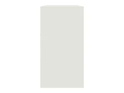 Aparador blanco 99x39x73 cm acero