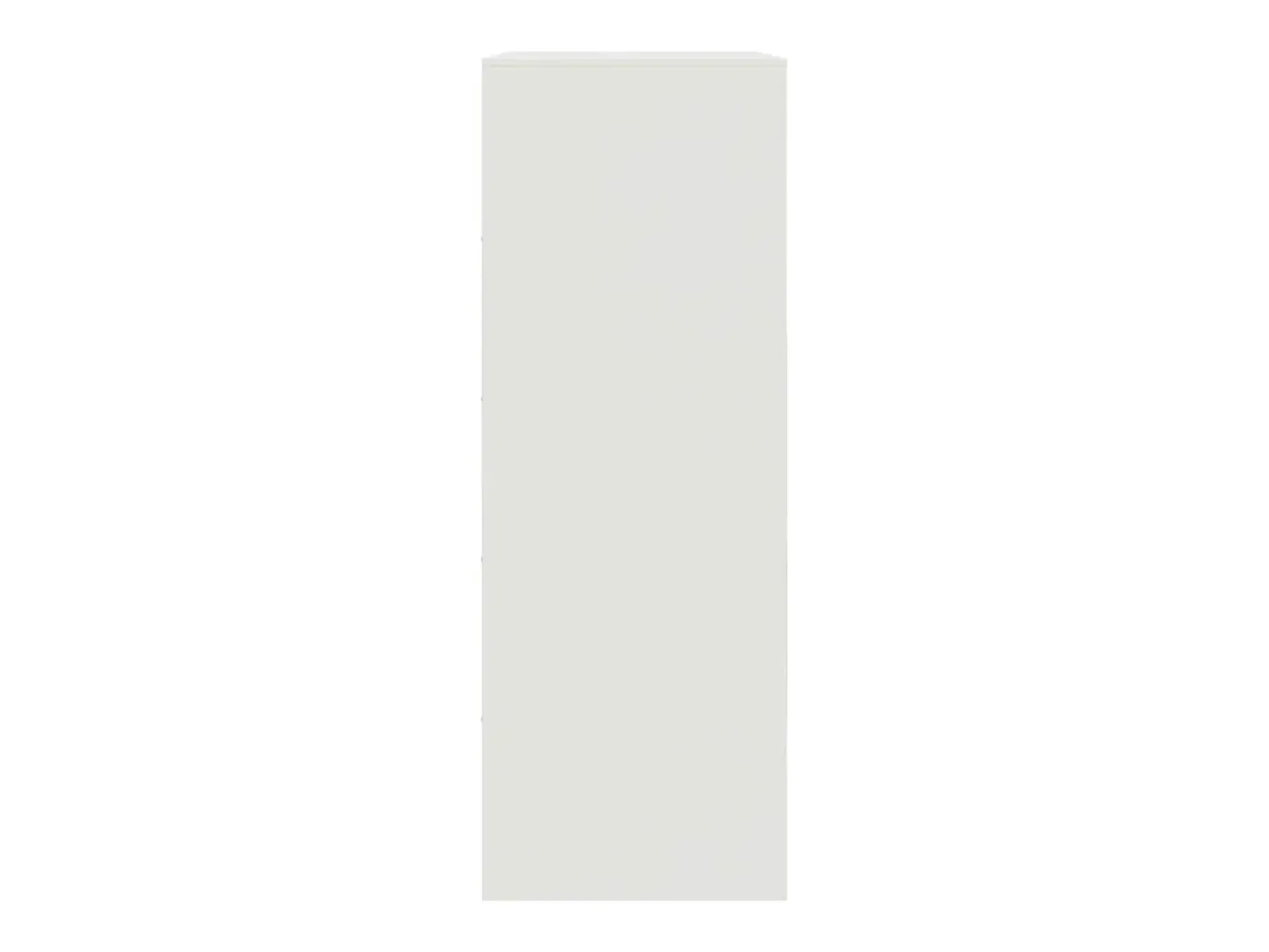 Aparador blanco 67x39x107 cm acero