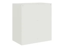 Aparador blanco 67x39x73 cm acero