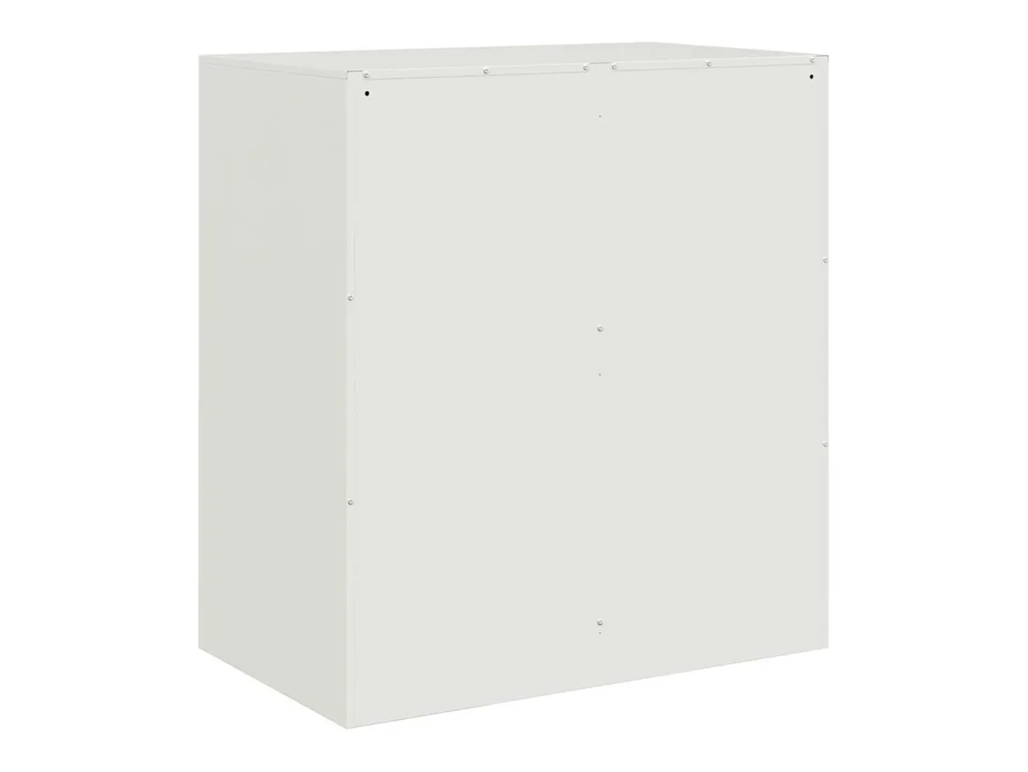 Aparador blanco 67x39x73 cm acero