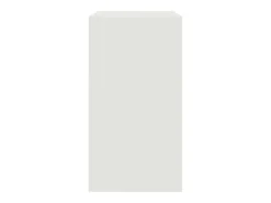 Aparador blanco 67x39x73 cm acero