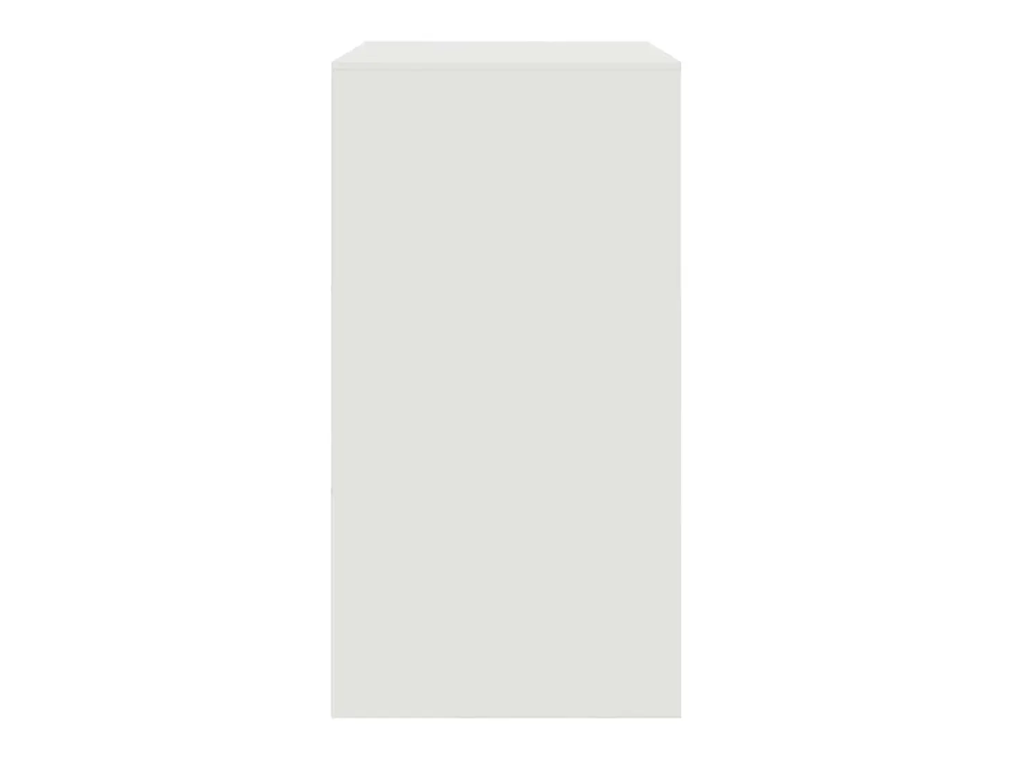 Aparador blanco 67x39x73 cm acero