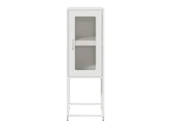Aparador blanco 36x39x107 cm acero laminado en frío