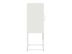Aparador blanco 36x39x107 cm acero laminado en frío