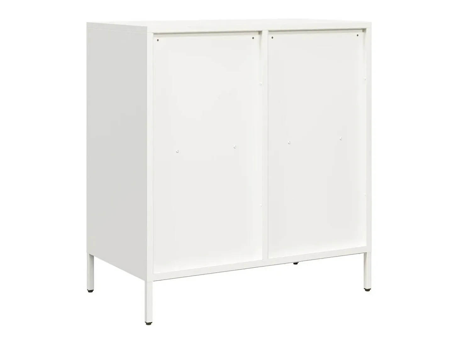 Aparador blanco 68x39x73,5 cm acero laminado en frío