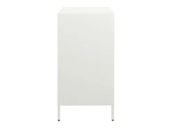Aparador blanco 68x39x73,5 cm acero laminado en frío