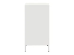 Aparador blanco 35x39x73,5 cm acero laminado en frío