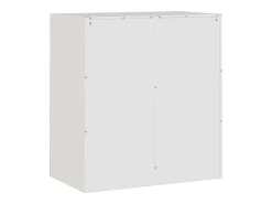 Aparador blanco 67x39x73 cm acero