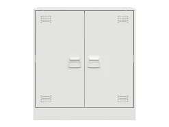 Aparador blanco 67x39x73 cm acero