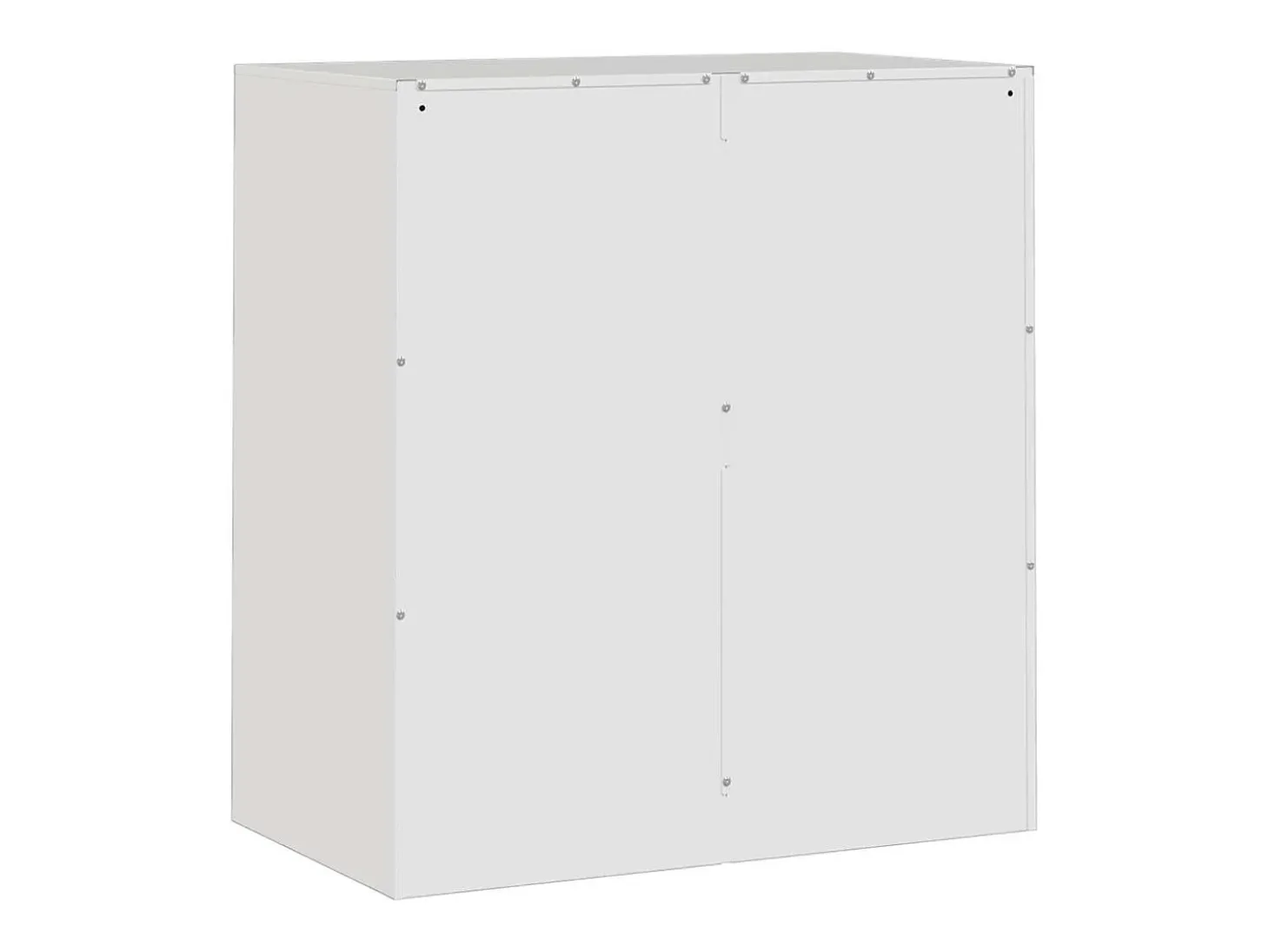 Aparador blanco 67x39x73 cm acero