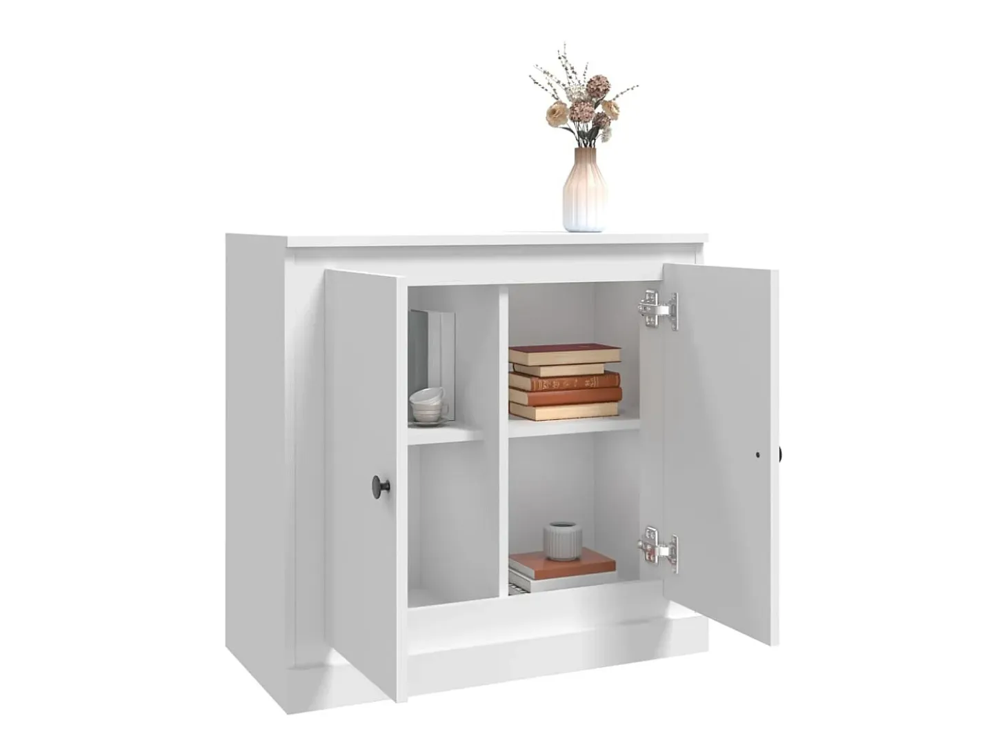 Aparador blanco 70x35,5x67,5 cm madera de ingeniería