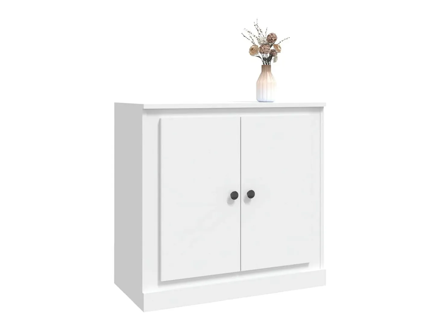 Aparador blanco 70x35,5x67,5 cm madera de ingeniería