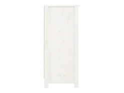 Aparador blanco 40x35x80 cm madera maciza de pino