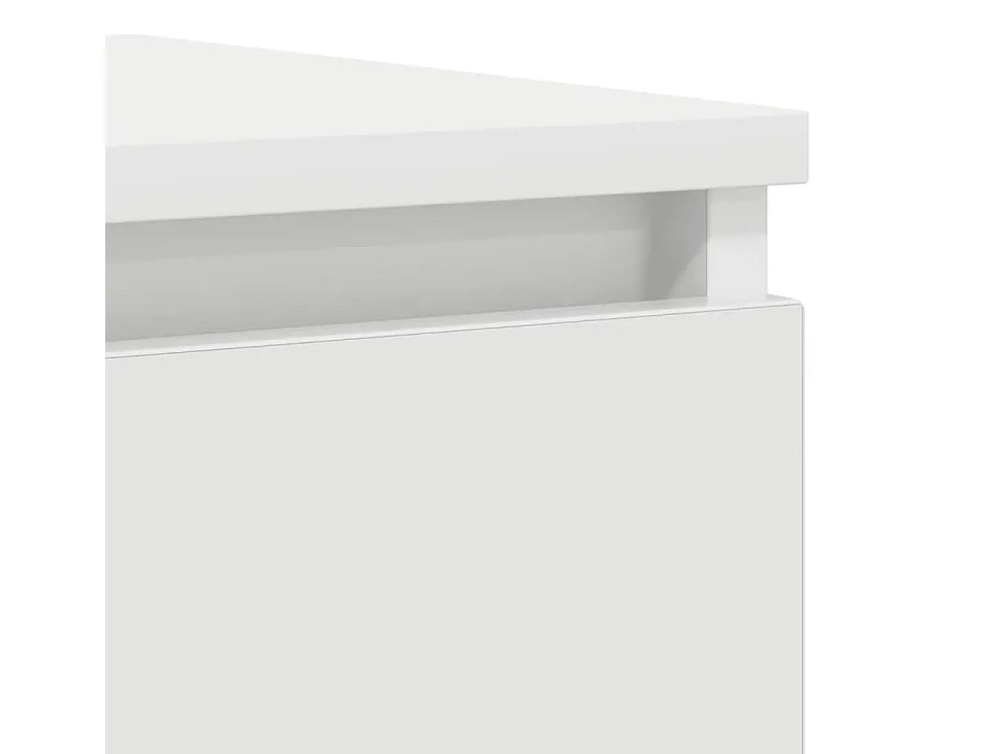 Aparador blanco 37,5x35x99 cm madera contrachapada