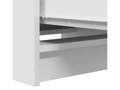Aparador blanco 37,5x35x99 cm madera contrachapada