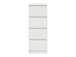 Aparador blanco 37,5x35x99 cm madera contrachapada
