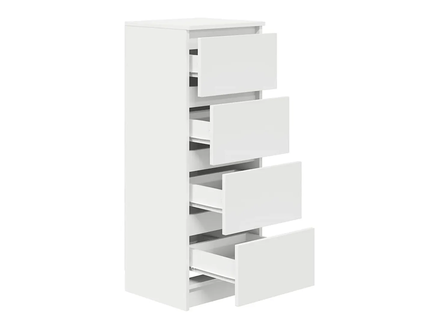 Aparador blanco 37,5x35x99 cm madera contrachapada