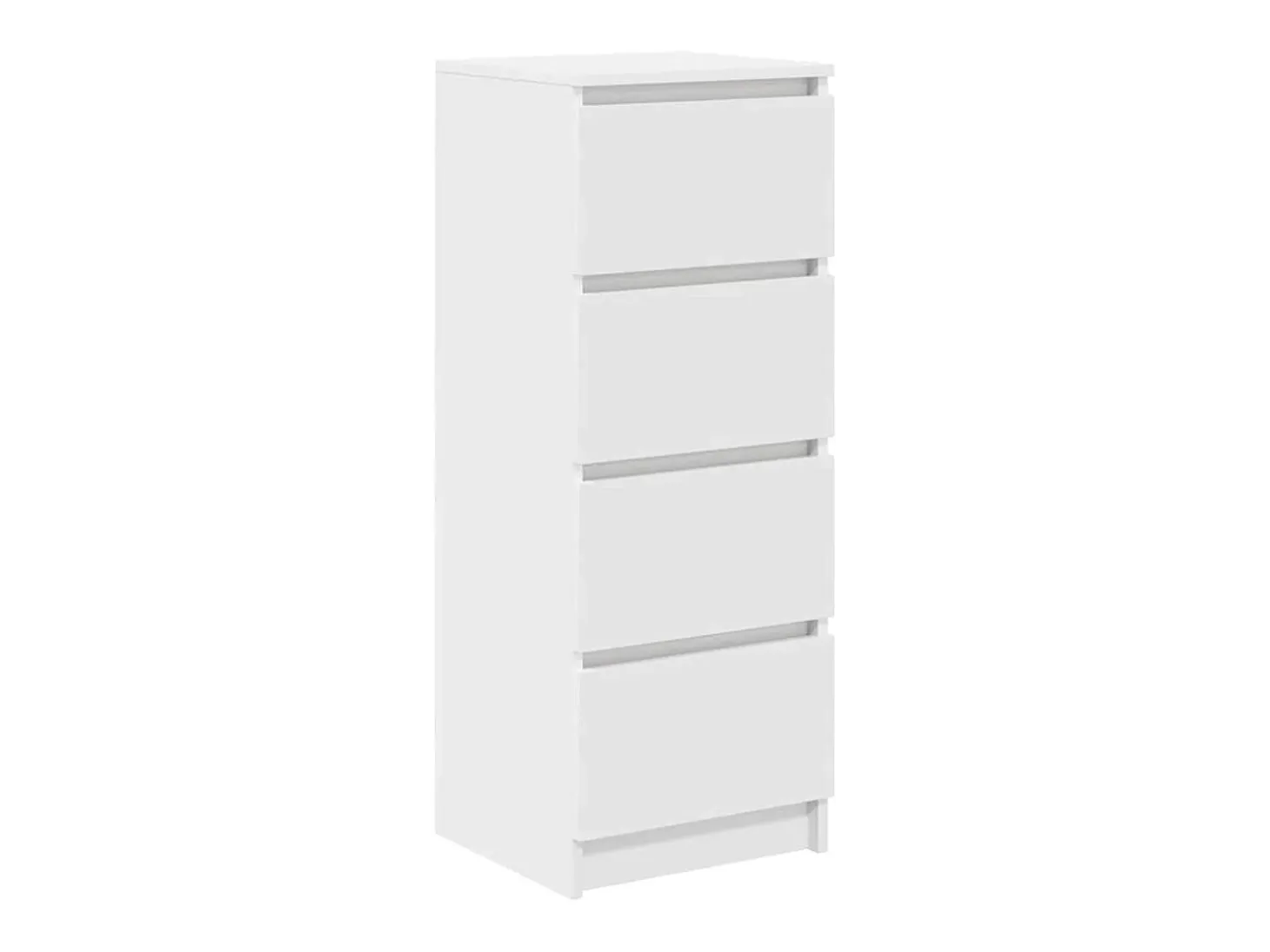 Aparador blanco 37,5x35x99 cm madera contrachapada