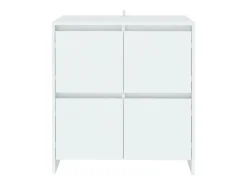 Aparador blanco 70x41x75 cm Madera de ingeniería
