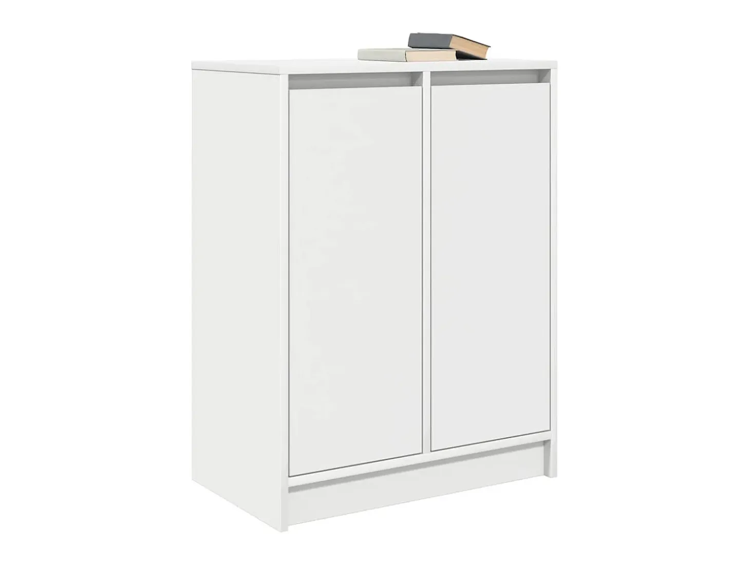 Aparador blanco 57x34x76 cm madera contrachapada
