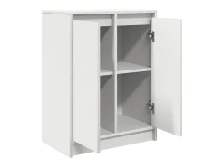 Aparador blanco 57x34x76 cm madera contrachapada