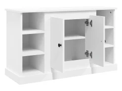 Aparador Blanco 100x35,5x60 cm Madera de Ingeniería