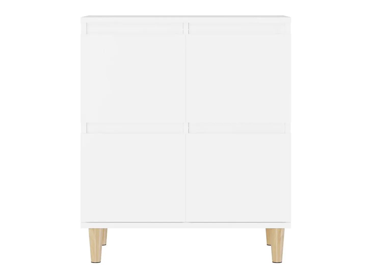 Aparador Blanco 60x35x70 cm Madera de Ingeniería