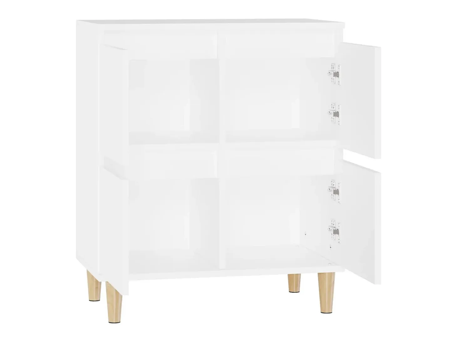 Aparador Blanco 60x35x70 cm Madera de Ingeniería