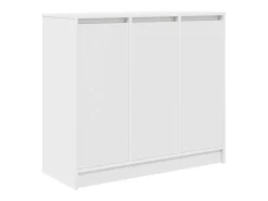 Aparador blanco 85x34x76 cm madera contrachapada