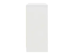 Aparador blanco 85x34x76 cm madera contrachapada