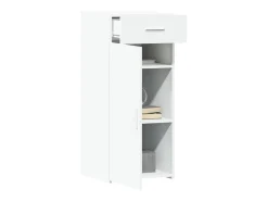 Aparador blanco 40x42,5x93 cm madera contrachapada
